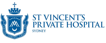 The logo for st vincent 's private hospital in sydney