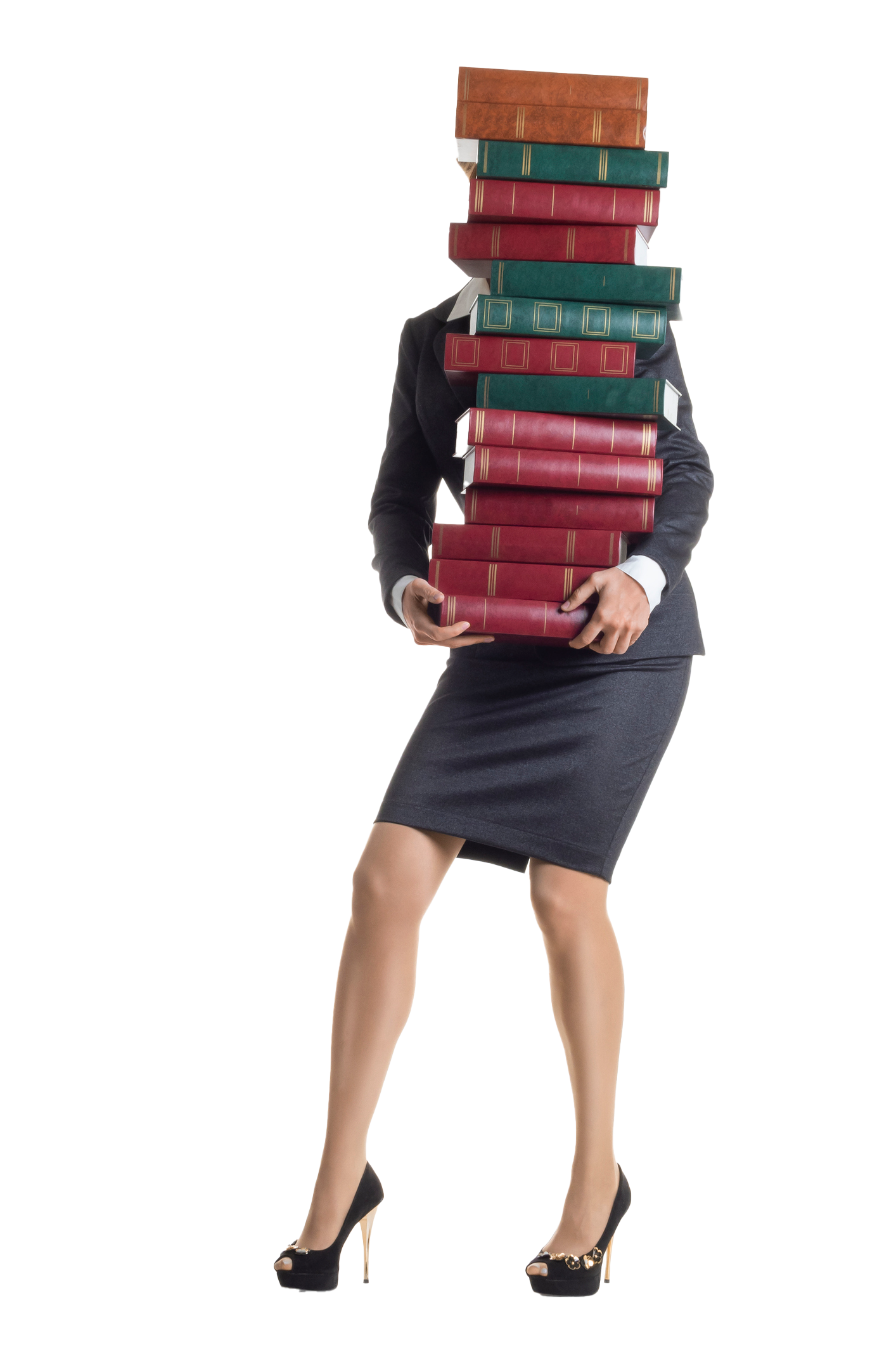 Lawyer holding a lot of books — Fort Myers, FL — Jorge Santana Law