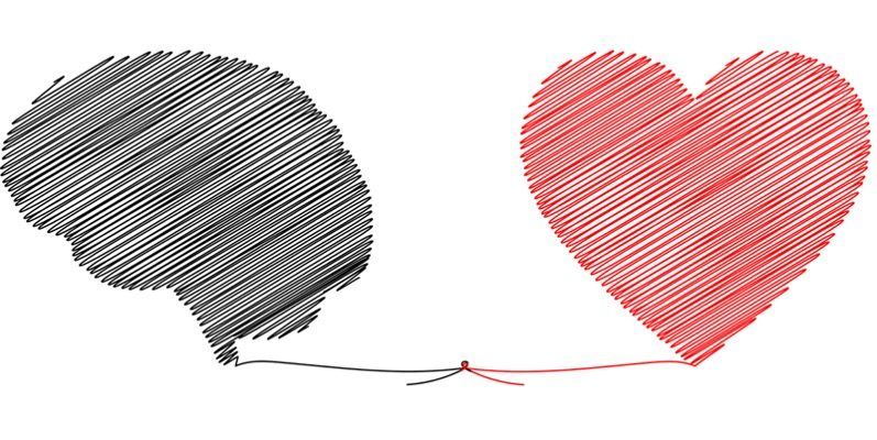 Illustration of Brain and Heart connected