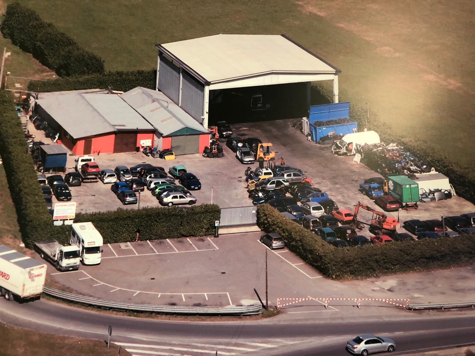 area smaltimento vista dall'alto