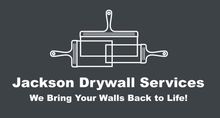 A logo for jackson drywall services that says we bring your walls back to life