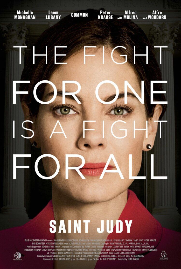 A movie poster for the movie saint judy.