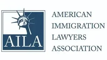 The logo for the american immigration lawyers association.