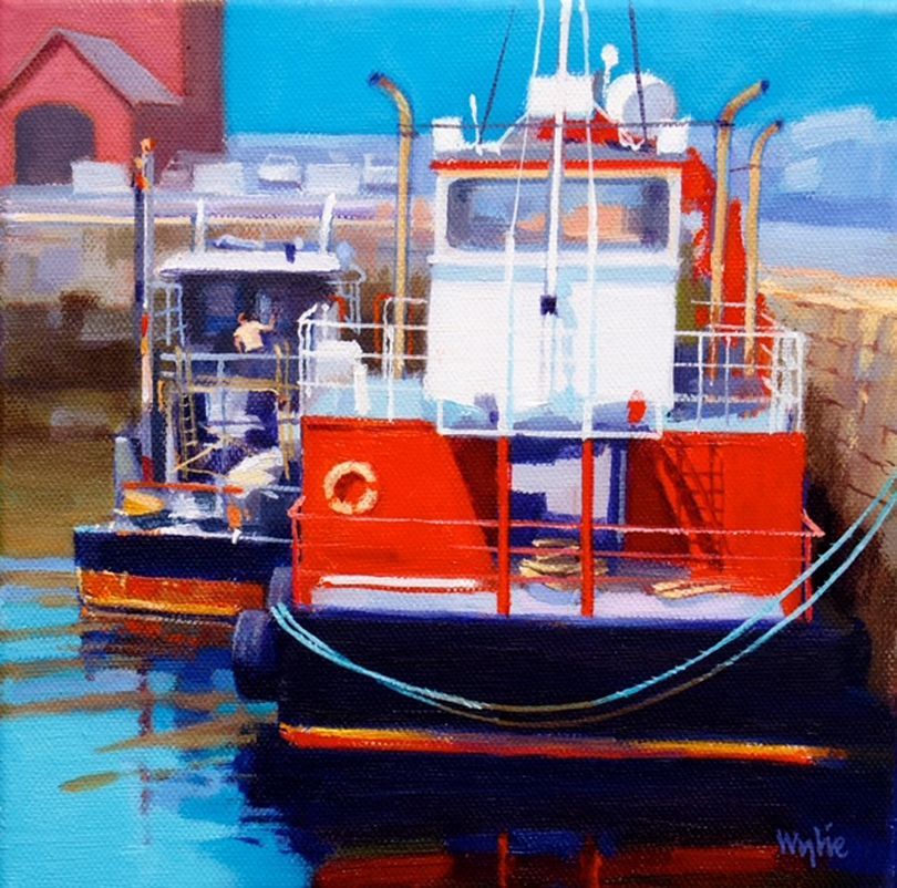 At Troon Harbour by Jim Wylie