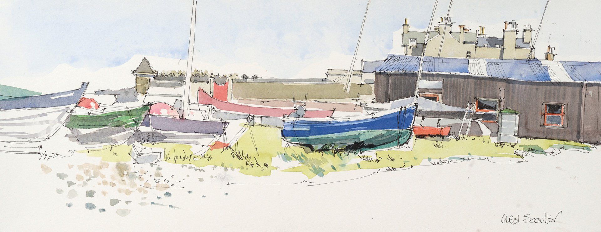 Shetland Boats, Sandsayre Pier, Sandwick