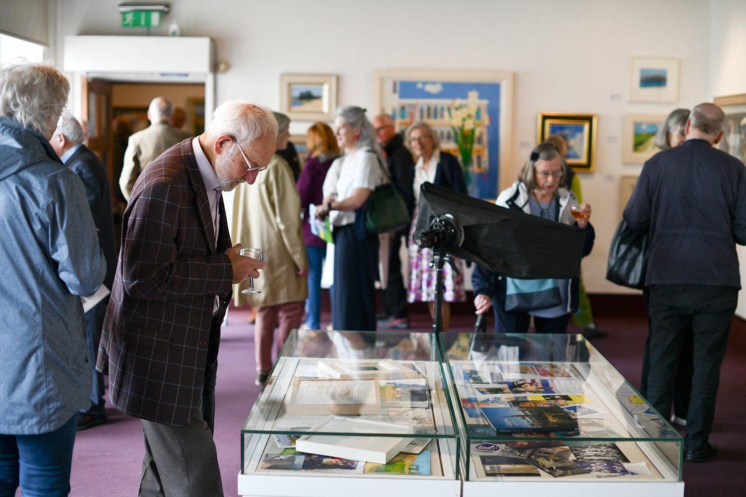 Charlie Jamieson exhibition opening