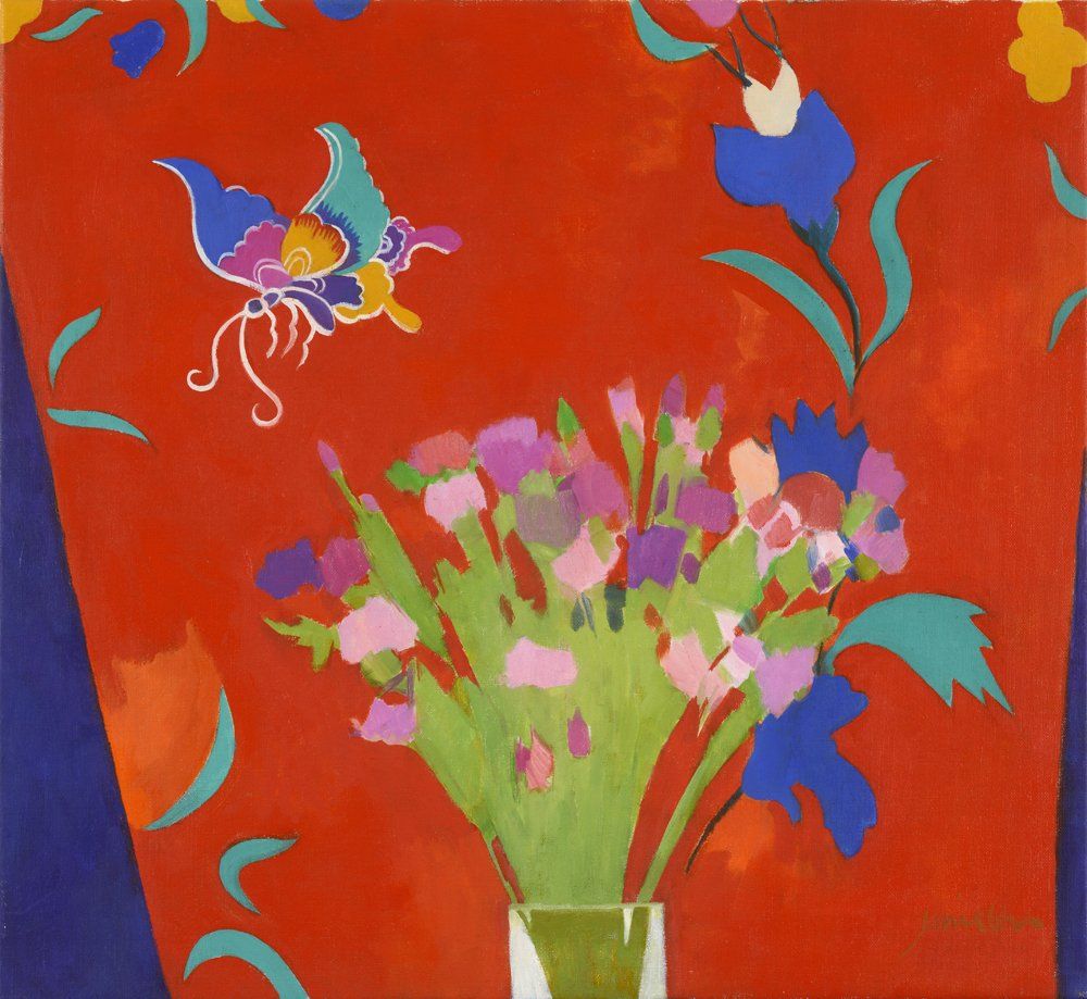 Butterfly and Flowers