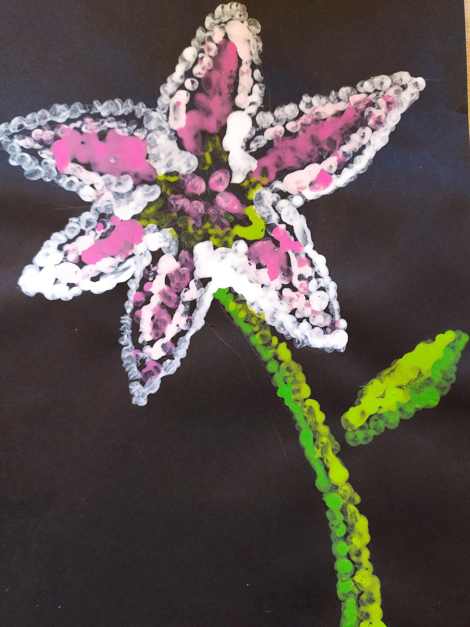 Pointillism Lily by Scarlett Kelly