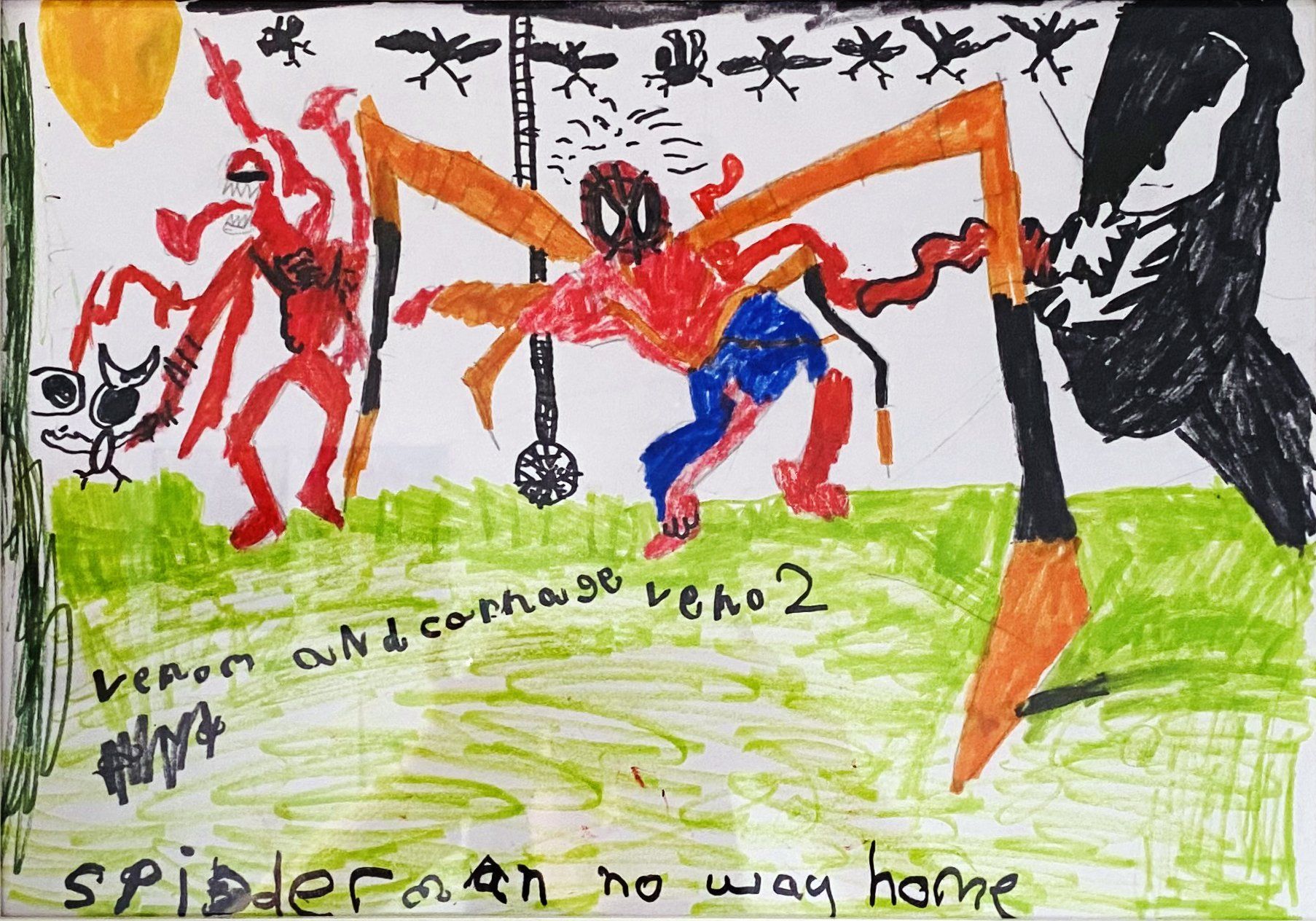 Spider-Man v Venom by Ashton Thompson