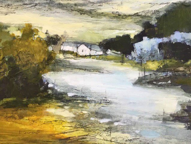 A painting by Dianne Gardner, a regular contributor to this exhibition