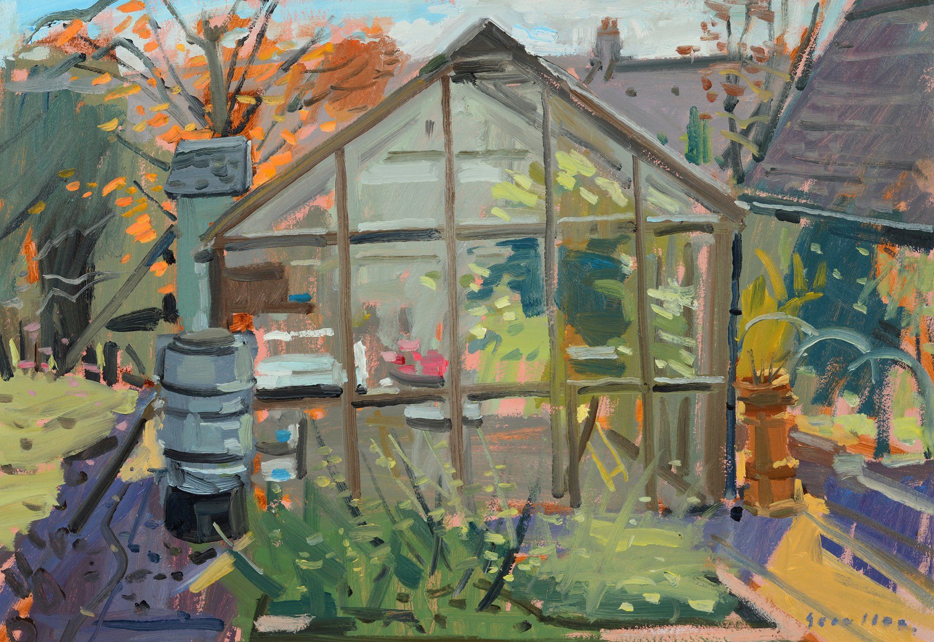 Greenhouse and Vegetable Garden