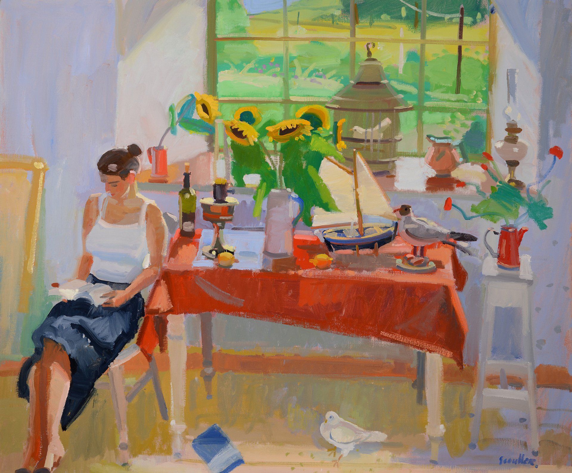 Lara in the Studio (c. 2001)