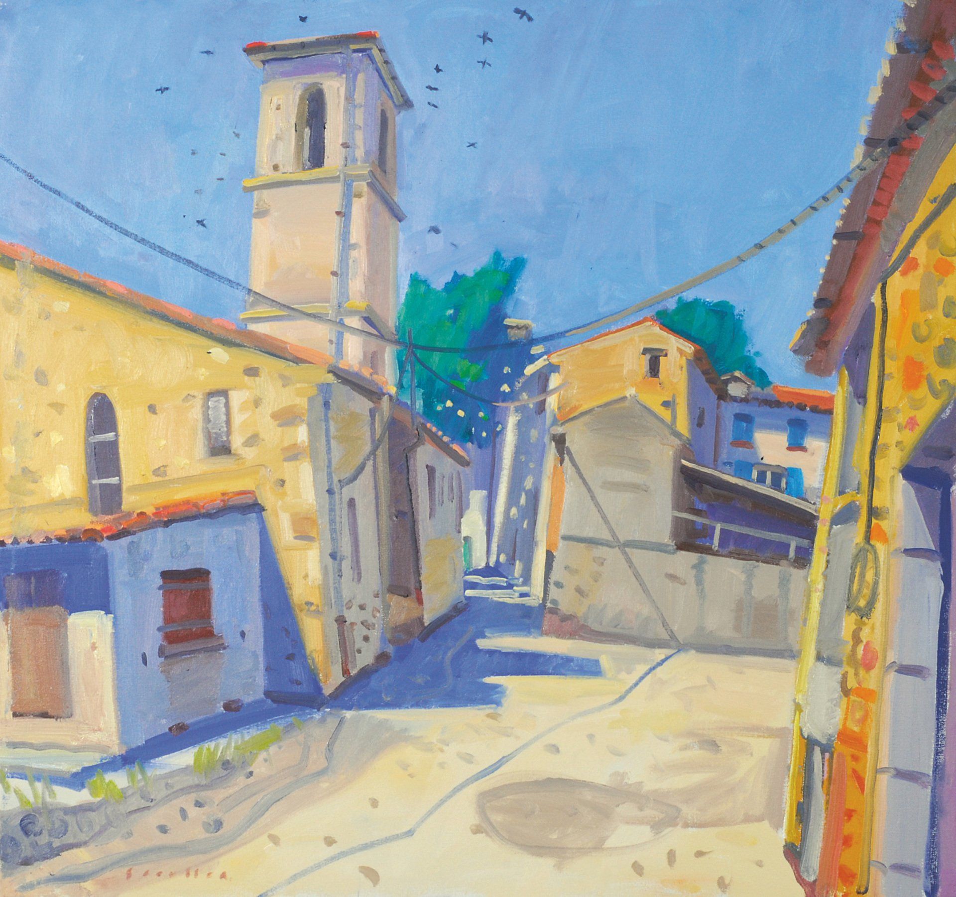 Steeples and Swallows, Montfort-sur-Argens (c. 2007)