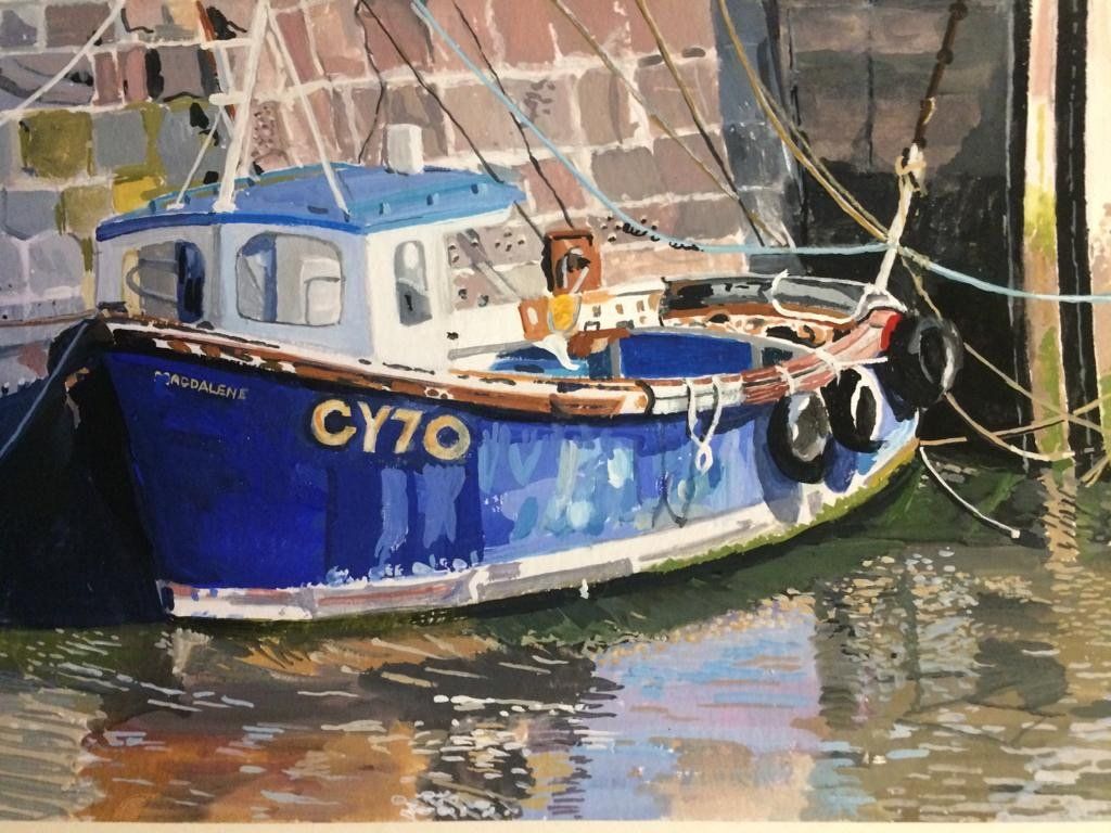 Boat Pittenweem by Fiona Chirnside