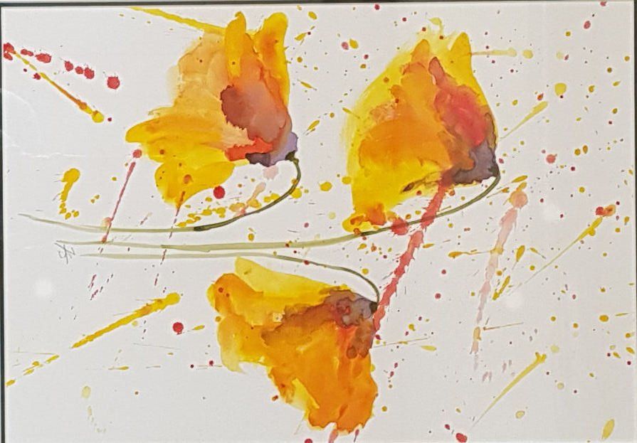 Golden Poppies by Fiona Sutherland