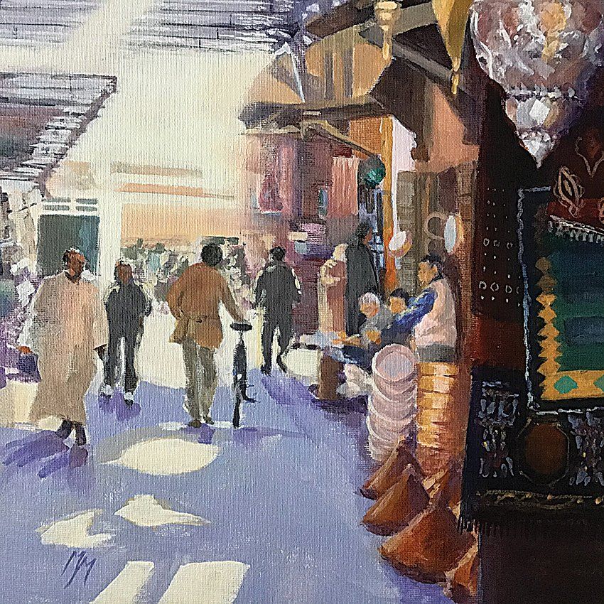 The Medina, Marrakech by Margaret Macdonald
