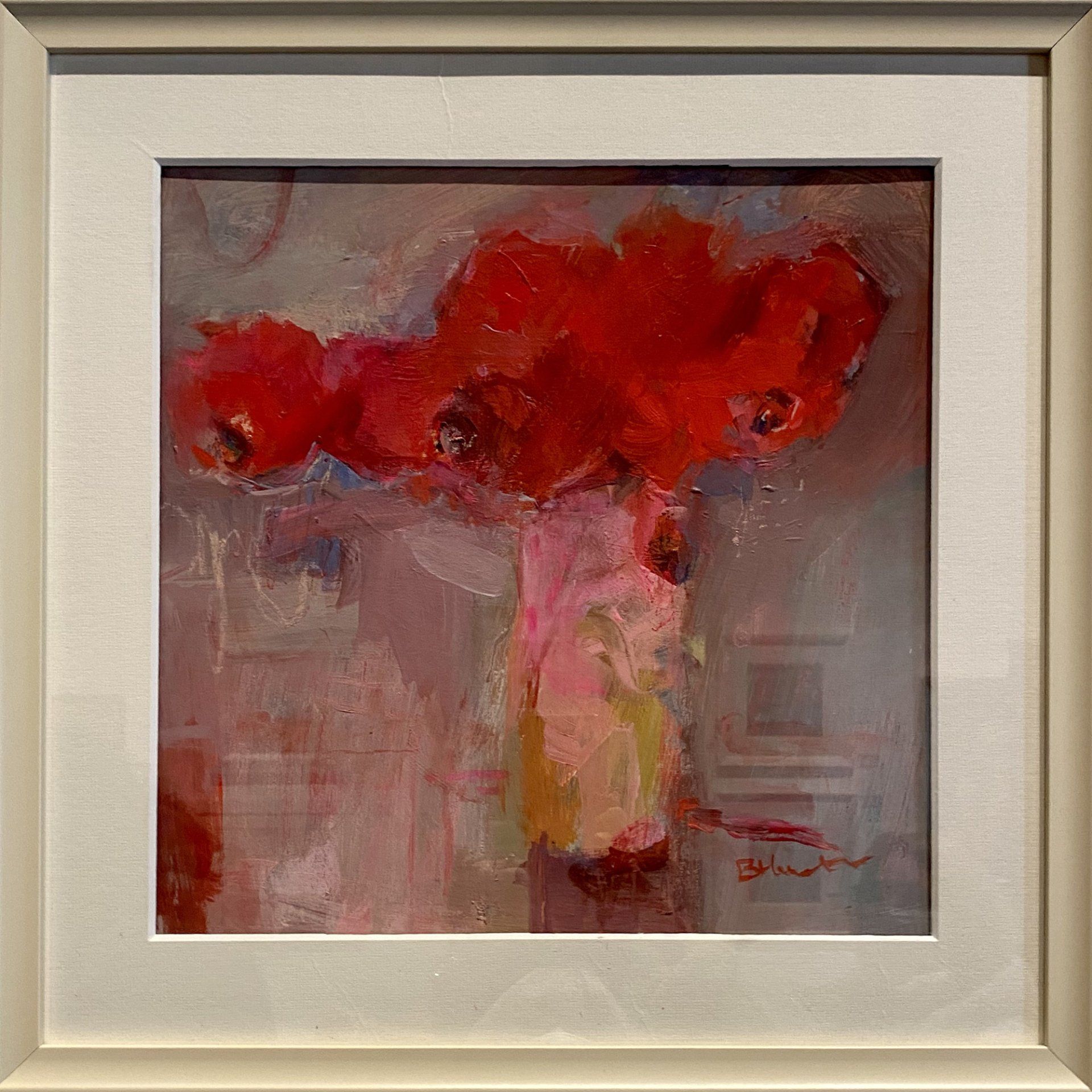 Back Garden Poppies by Bridget Hunter