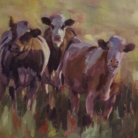 Inquisitive Cows, Margaret Milligan