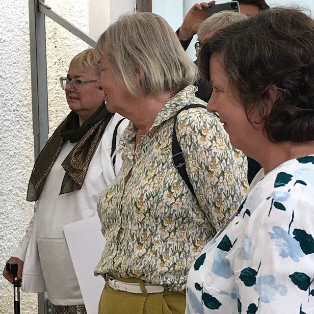 Crowd at the Jolomo exhibition opening