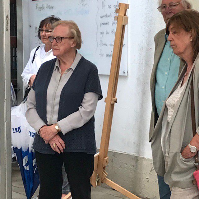 Crowd at the Jolomo exhibition opening