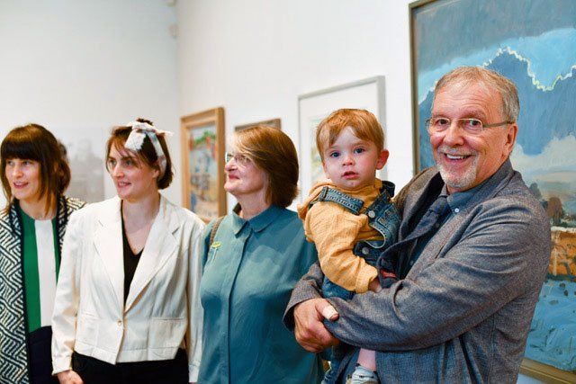 Left to right: Kim, Lara, Carol, and Glen holding grandson Loudoun