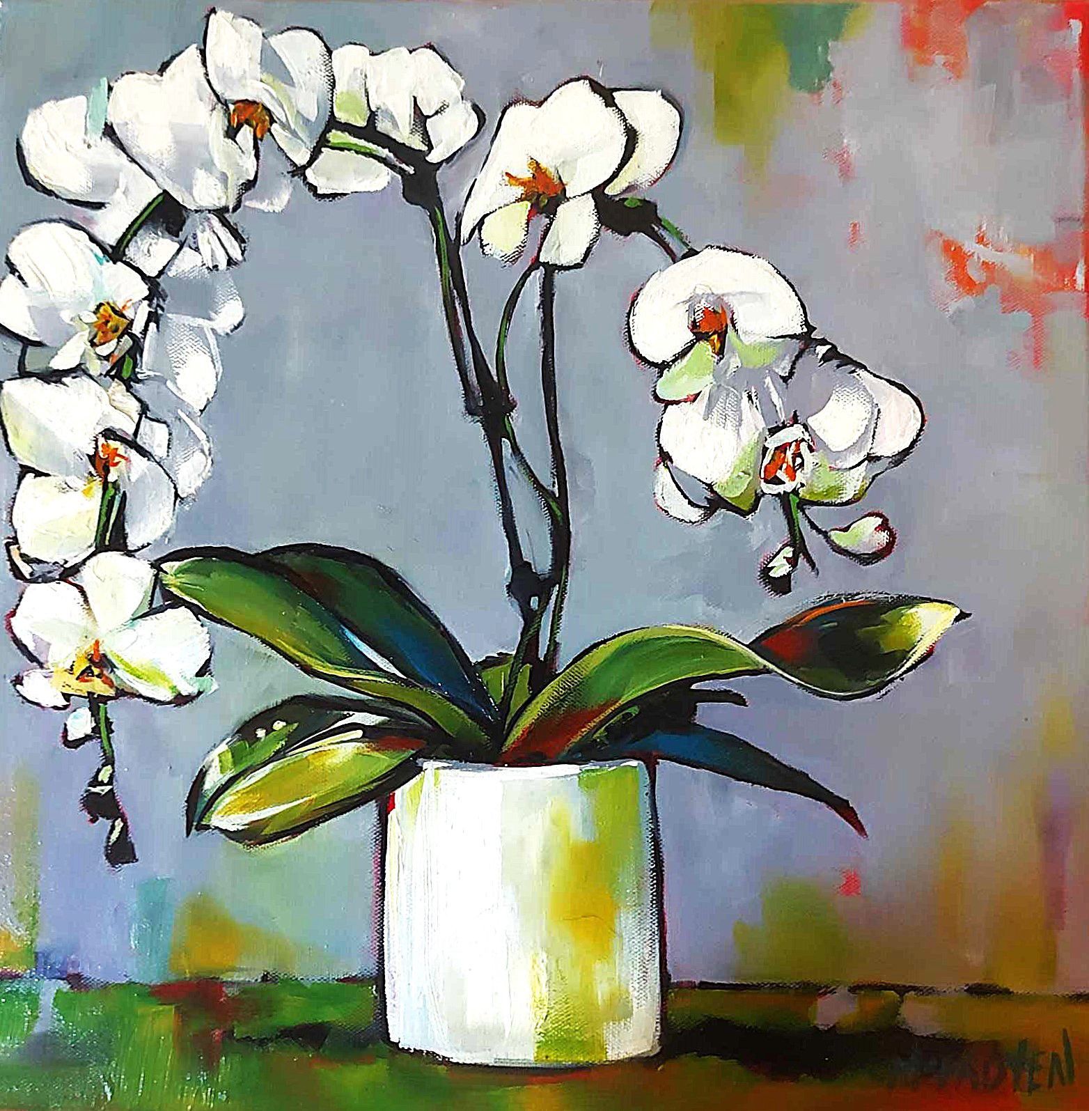 The White Orchid
Oil on canvas, 40x40cm
£1,350
