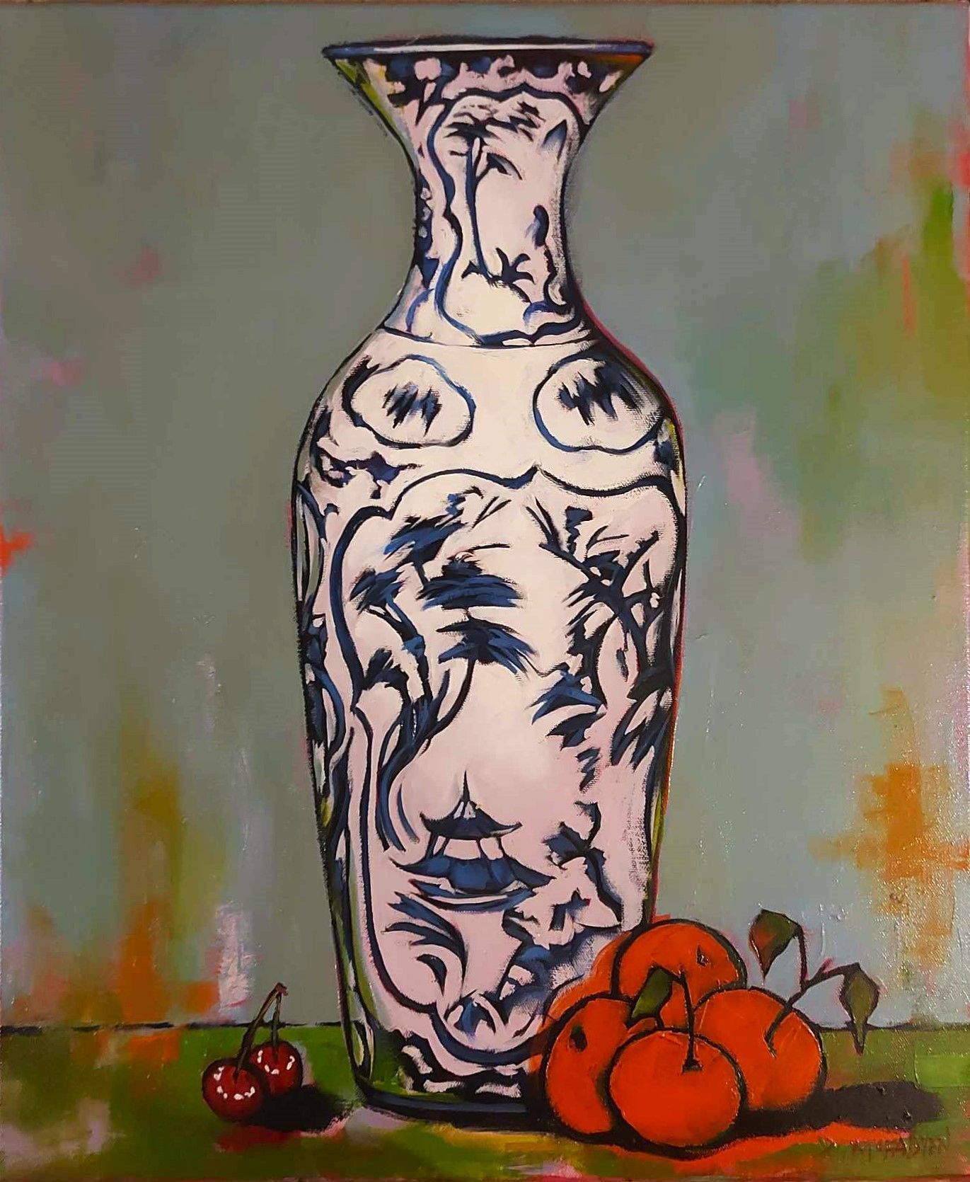 Et Nature Morte, Citron Vert
Oil on canvas, 50x60cm
£1,800