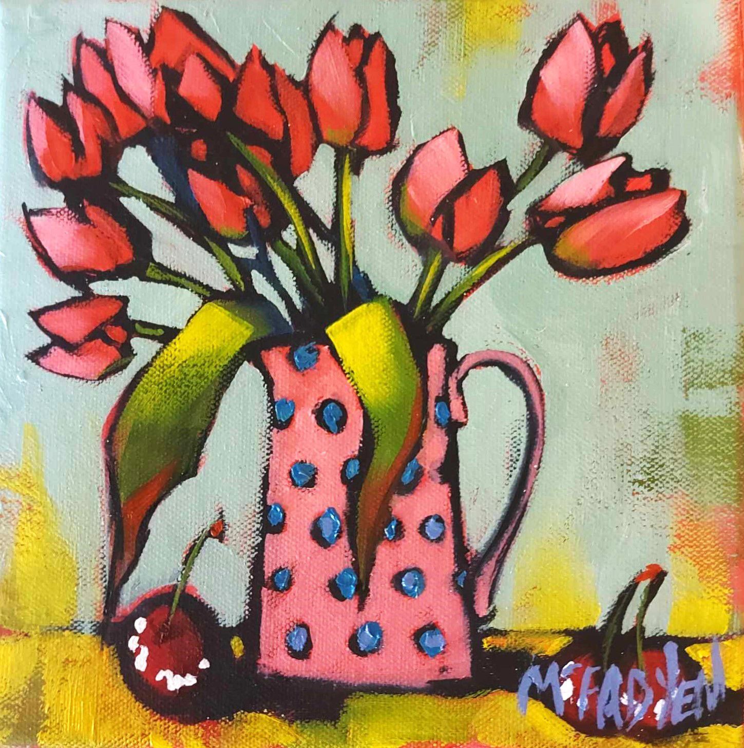 Pinks
Oil on canvas, 20x20cm
£850