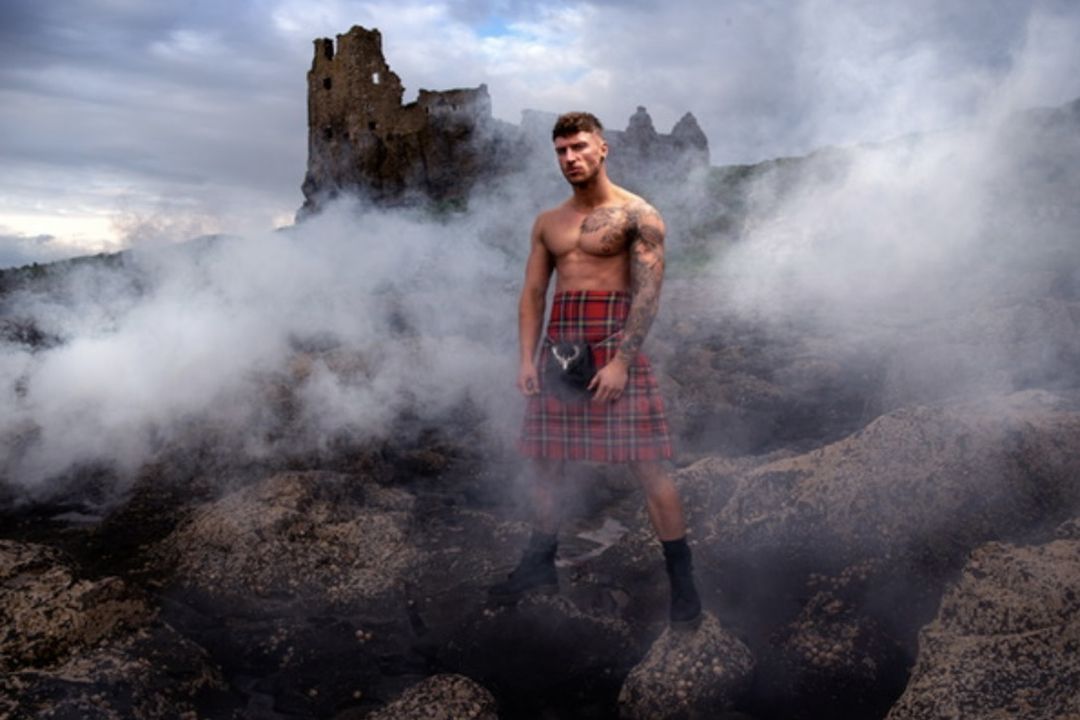 Misty Dunure Castle by Alistair Devine