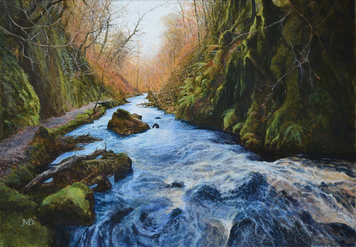 Ness Glen Downstream by John MacDonald