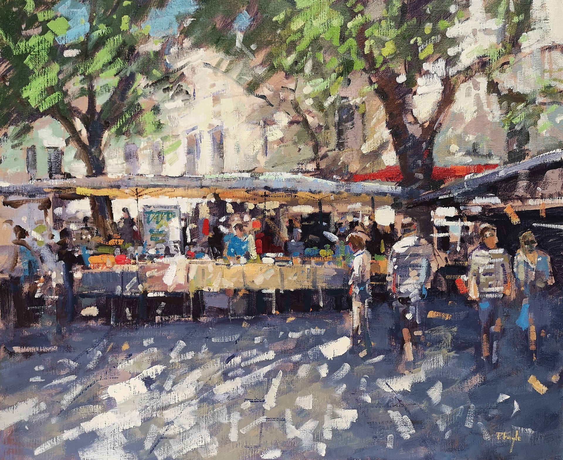 Wednesday Market, Uzes
Oil on linen, 600x500mm
£2,250