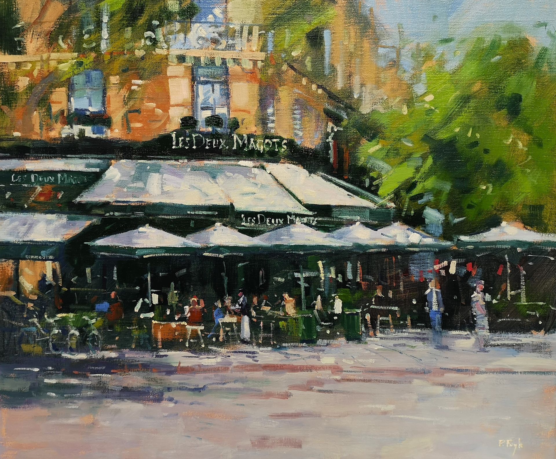 Les Deux Magots, Paris
Oil on linen, 600x500mm
£2,250