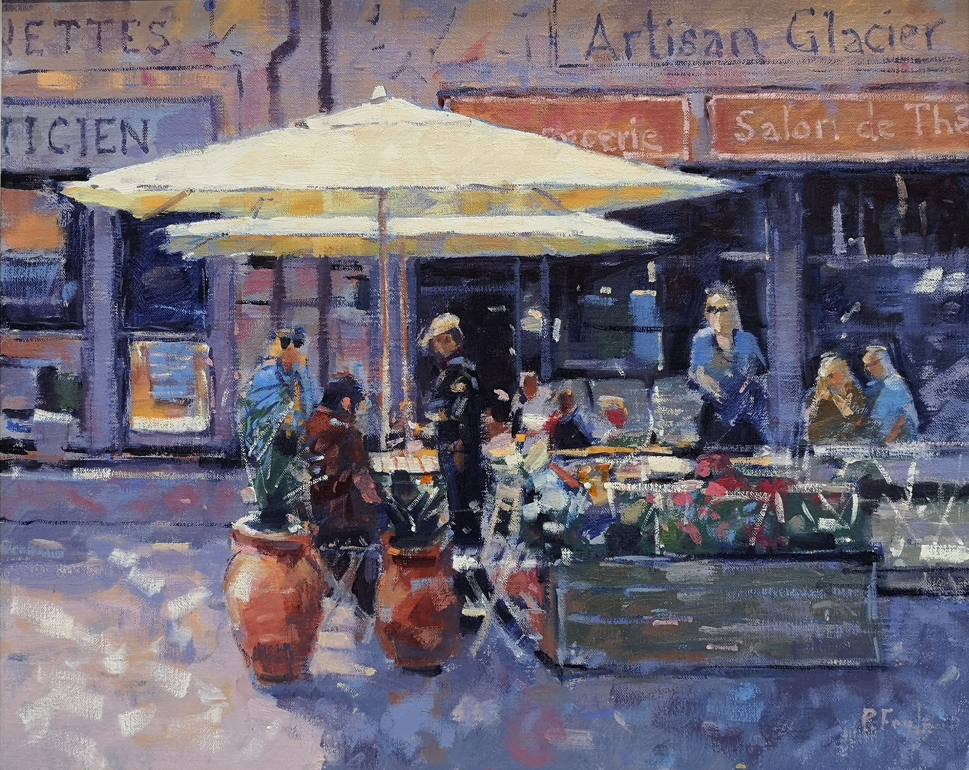 Street Café, Arles
Oil on linen, 500x400mm
£1,850