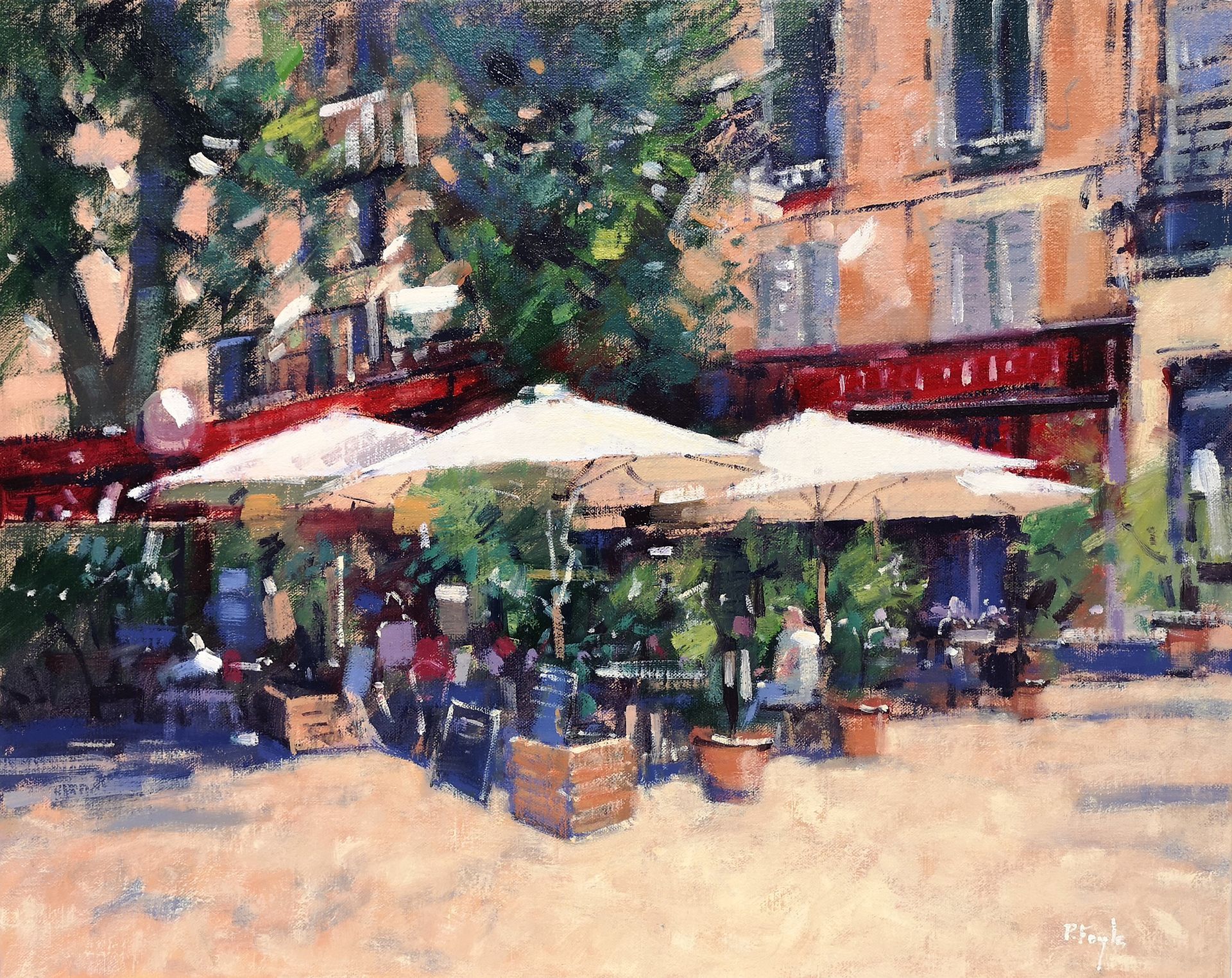 Parasols, Aix
Oil on linen, 500x400mm
£1,850