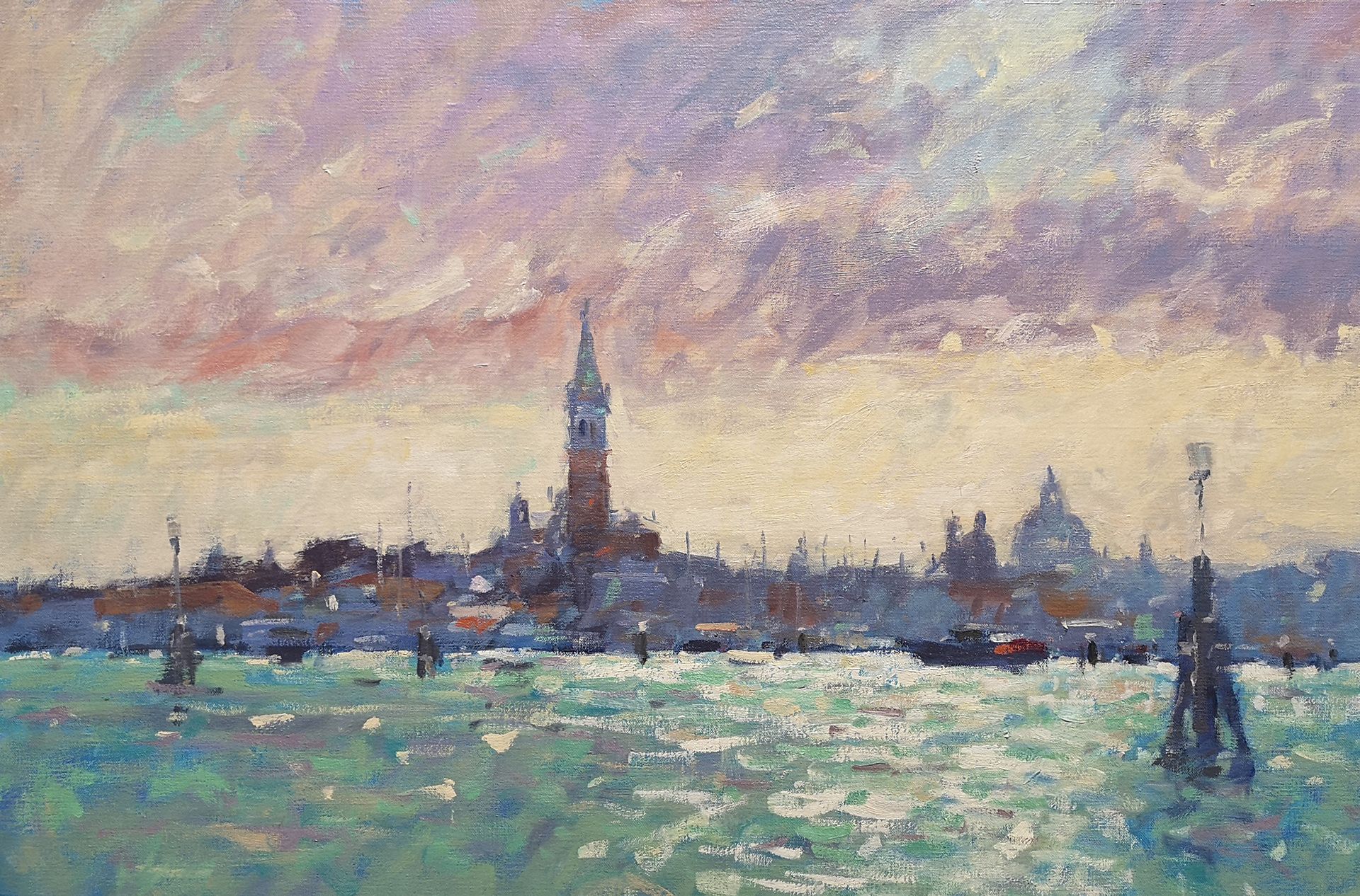 Evening, San Giorgio Maggiore, Venice
Oil on linen, 750x500mm
£2,500