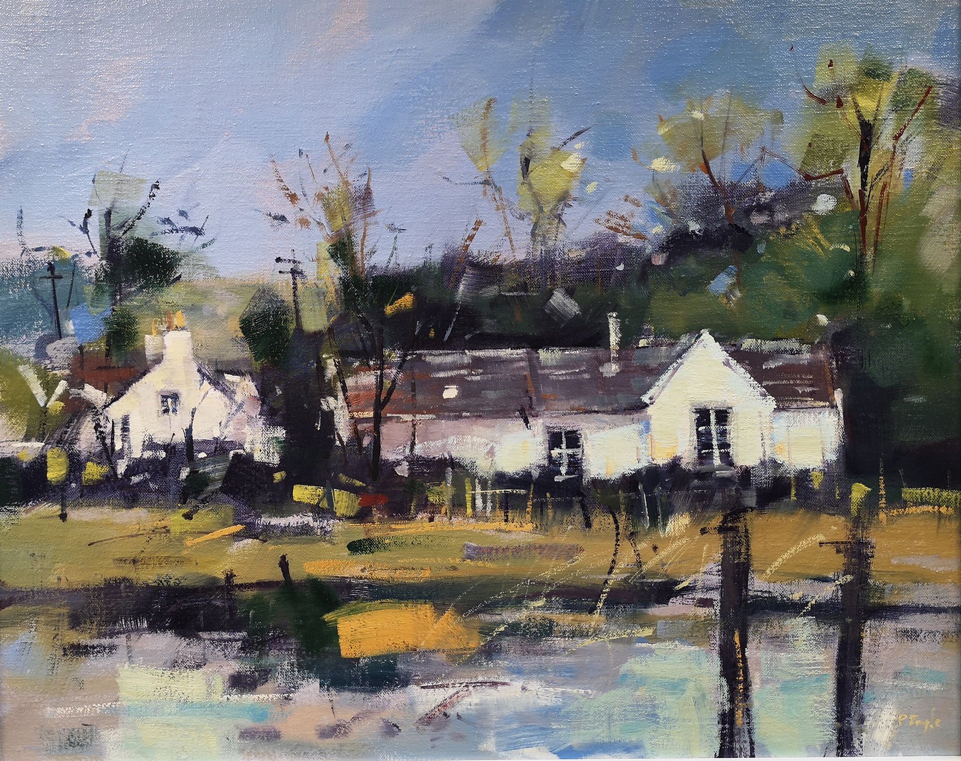 Kirkudbright Reflections
Oil on linen, 500x400mm
SOLD