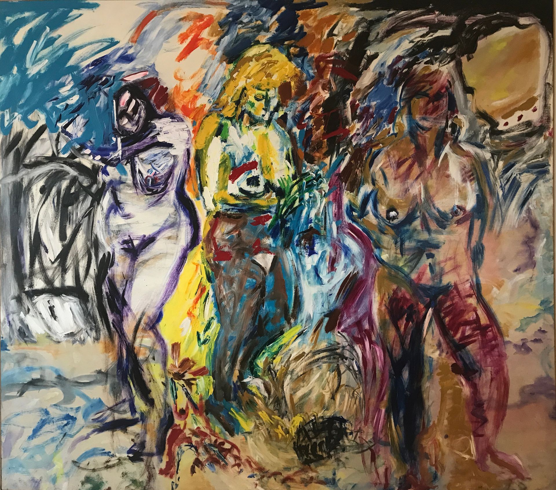 The 3 Graces, 1980s. Approx 2150w x 2100h