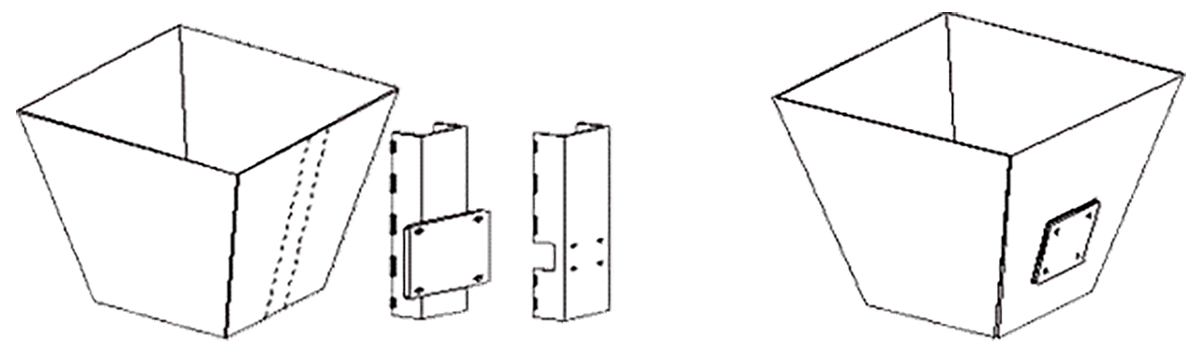 Drawing Image of a Permanent Mounting | Australia | Vss - Vibration Systems & Solutions (Australia)