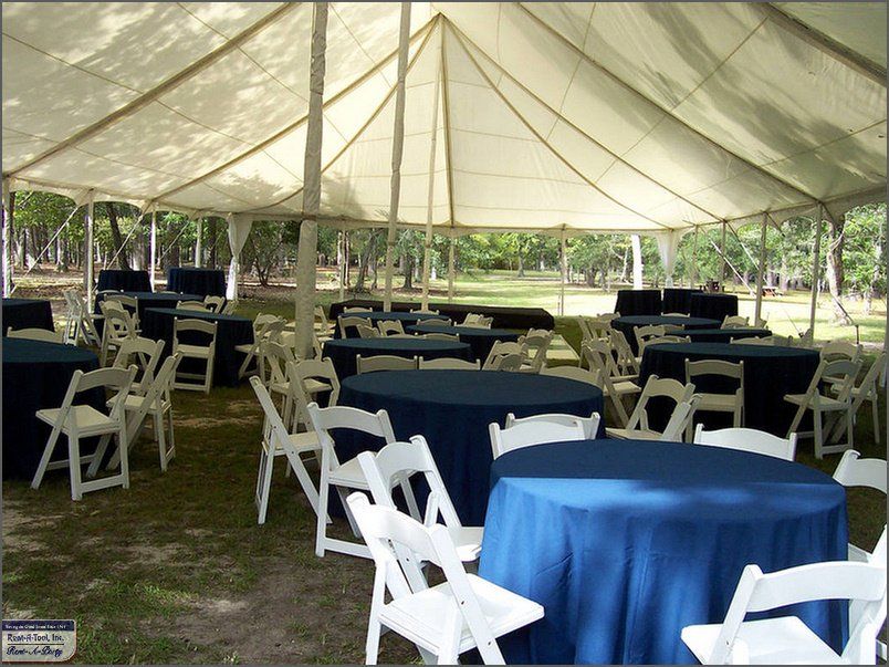Tents With Tables And Chair — Myrtle Beach, SC — Rent-A-Party