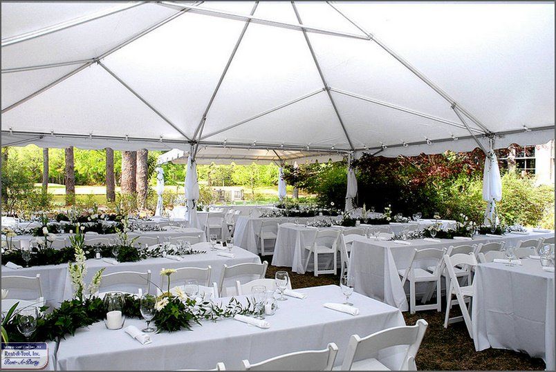 Wedding Reception With White Theme — Myrtle Beach, SC — Rent-A-Party