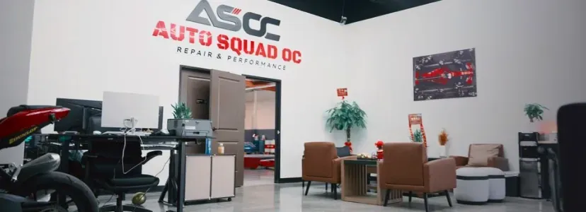 Our lobby in Laguna Hills, CA | Auto Squad OC