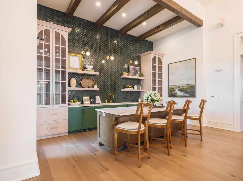 Seating area at Preserve at Heartwood in Richmond Hill, GA.