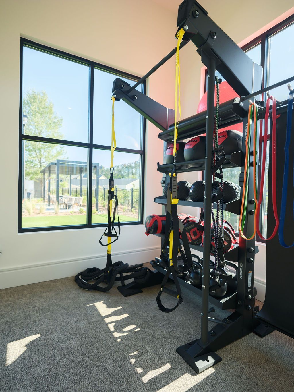 Fitness center at Preserve at Heartwood in Richmond Hill, GA.