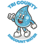 a logo for tri county discount water treatment experts