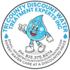 a logo for tri county discount water treatment experts