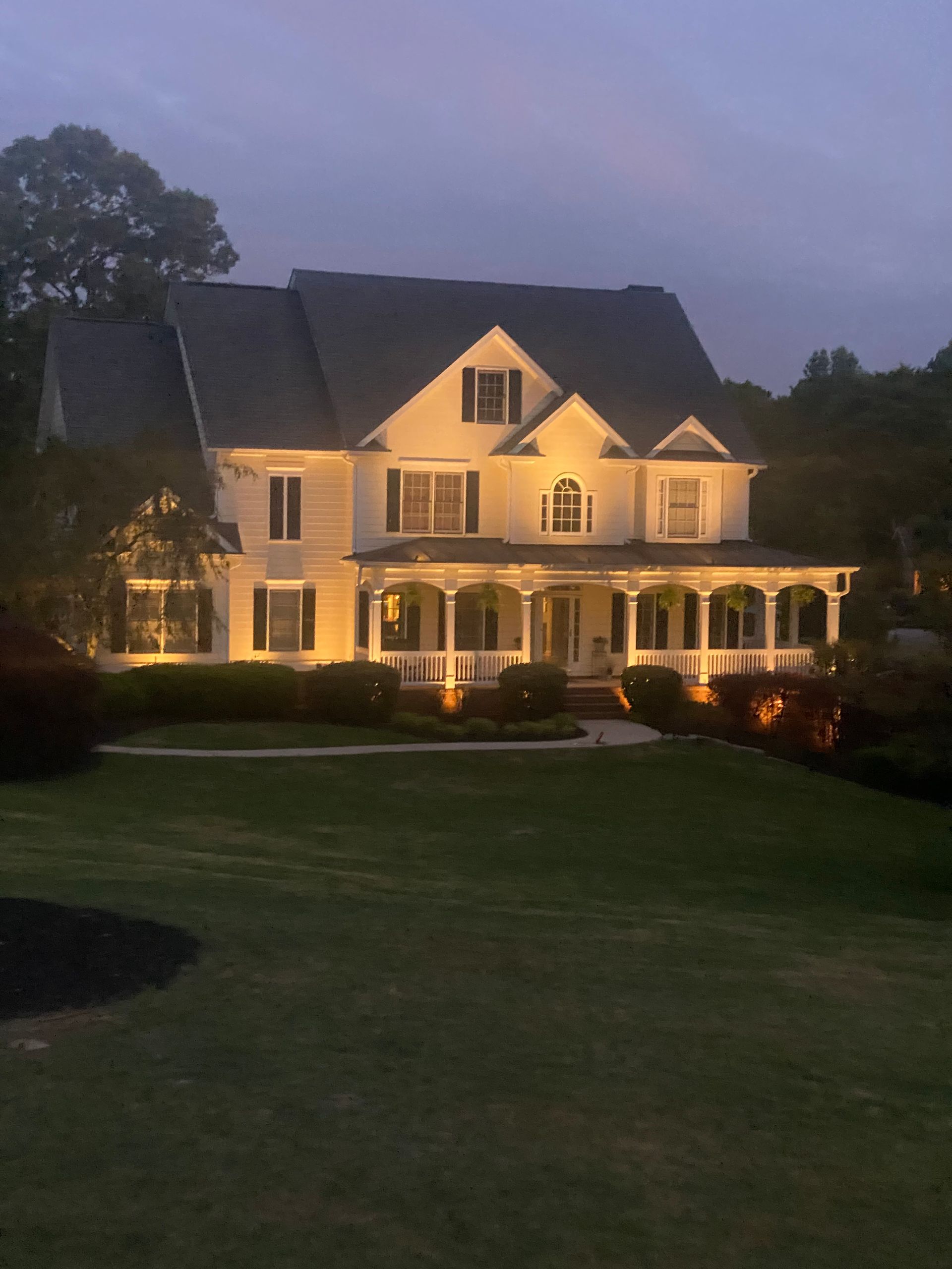 Concrete Pathway With Lighting