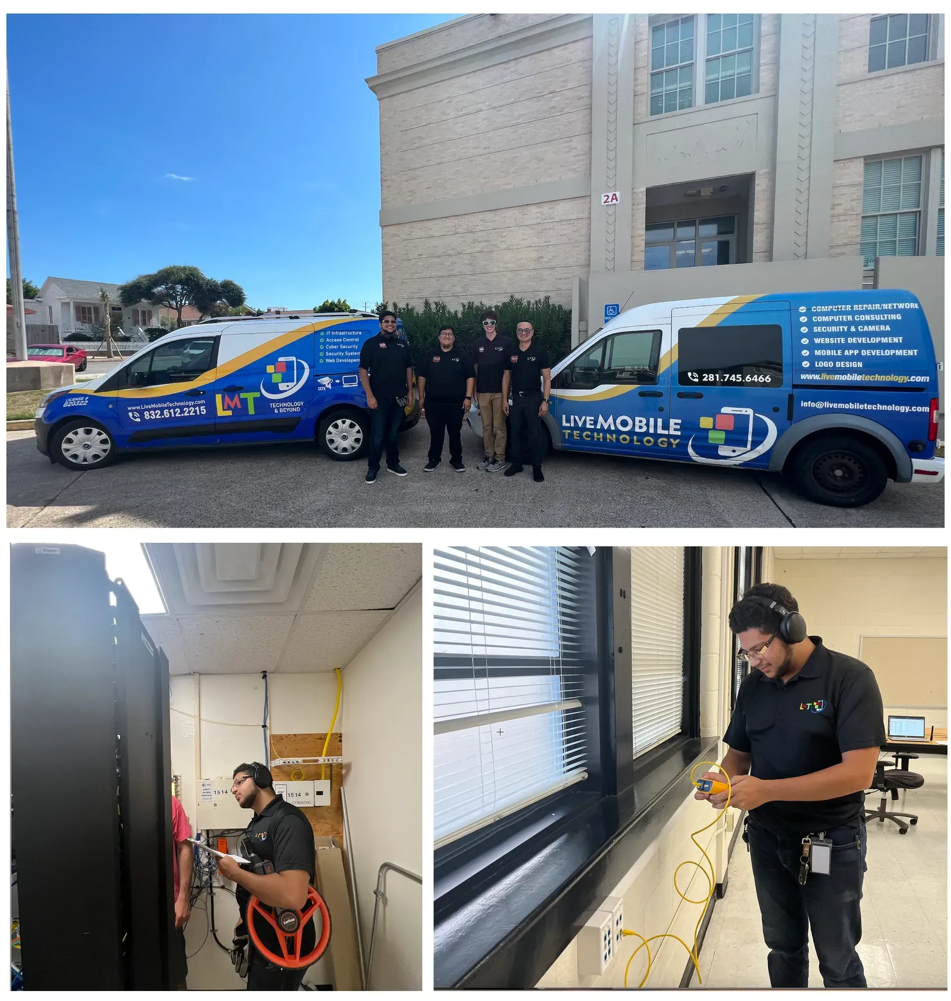 A team from Live Mobile Technologies