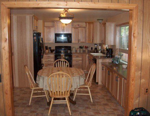 Simple Kitchen And Dining Area — Medford, OR — Gary Smith Custom Cabinet Shop
