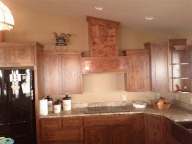 Kitchen Area With Cabinets — Medford, OR — Gary Smith Custom Cabinet Shop