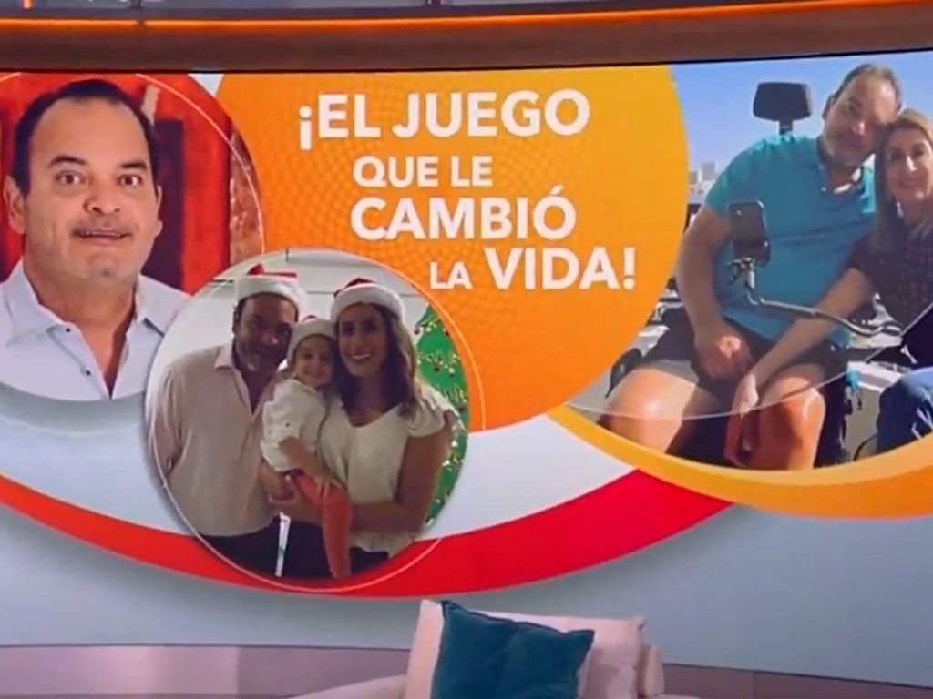 A sign that says el juego que le cambió la vida